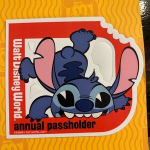 Stitch Disney annual pass magnet